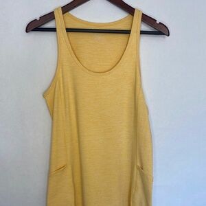 NWT Calvin Klein Performance Yellow Stretch Tank Dress, Medium or Small NEW